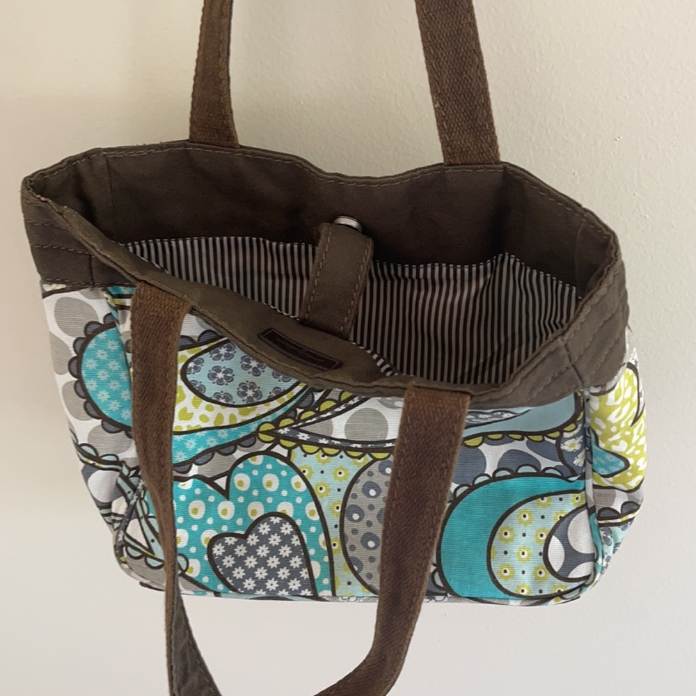 Thirty-One Blue/Green Pattern Purse - Picture 5 of 9